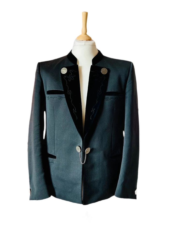 🔘Magnifique blazer autrichien traditionnel pure laine vierge Austrian tyrolean pure new wool blazer🔘 - photo numéro 2
