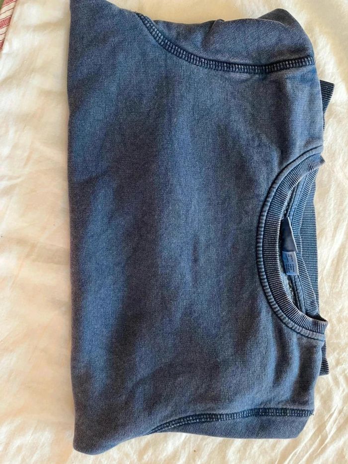 Sweat pepperts 4-6 ans bleu chiné - photo numéro 5