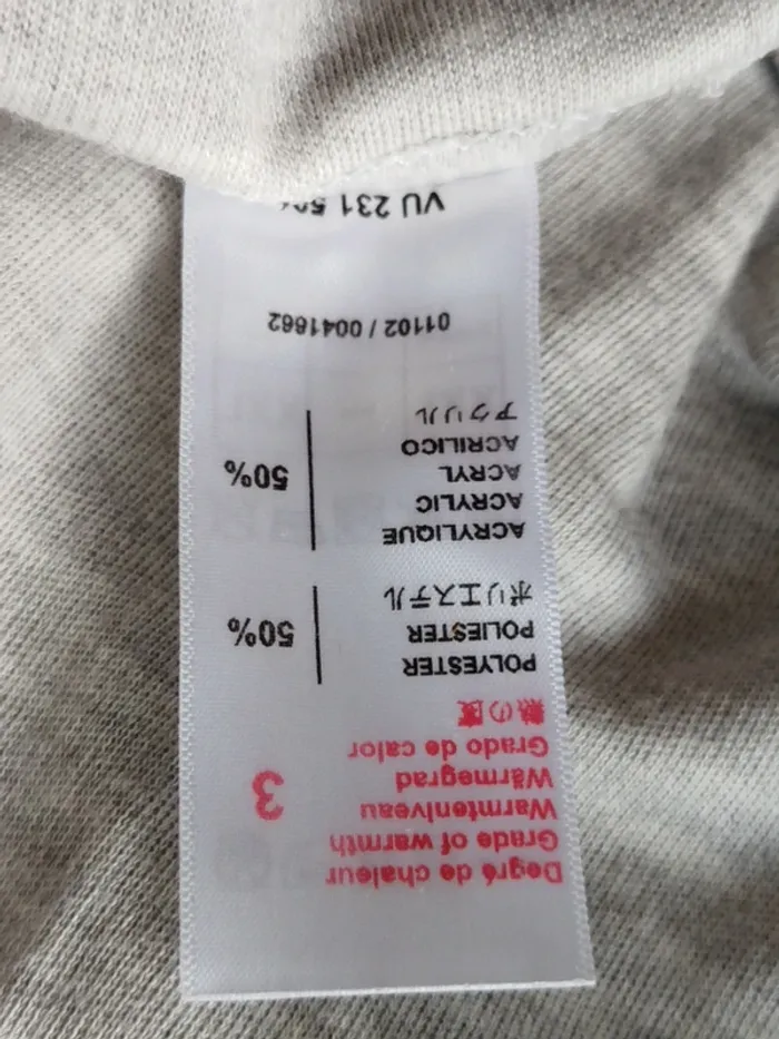 Tee-shirt manches courtes thermolctyl gris clair Damart taille 2XL - photo numéro 5