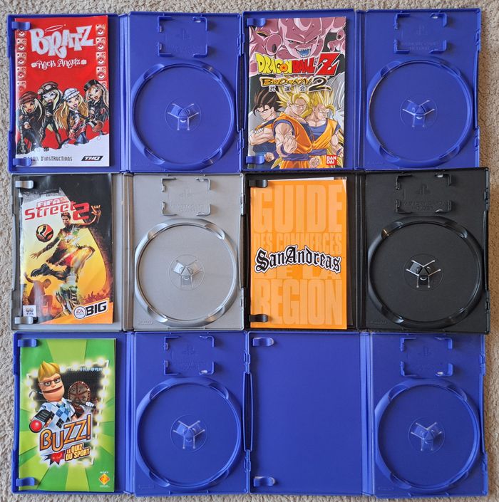 🎮 Lot de 14 boites vides et notices Sony PlayStation 2 PS2 - photo numéro 4