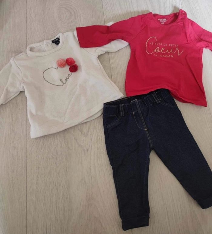 Lot manche longue et 2 bas - photo numéro 2