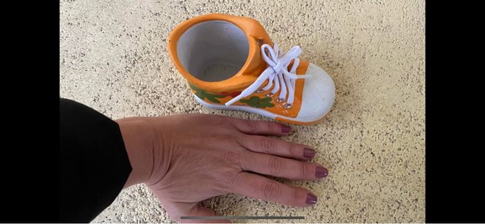 Chaussure multicolore décorative à poser bibelot - photo numéro 4