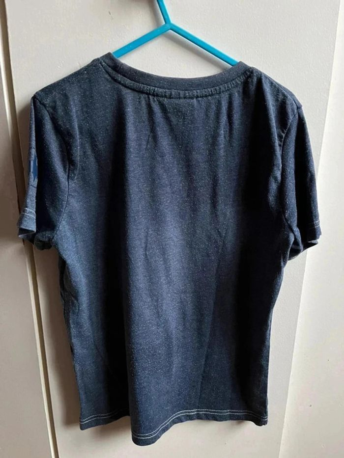 T shirt bleu chiné Batman 8 ans - photo numéro 2