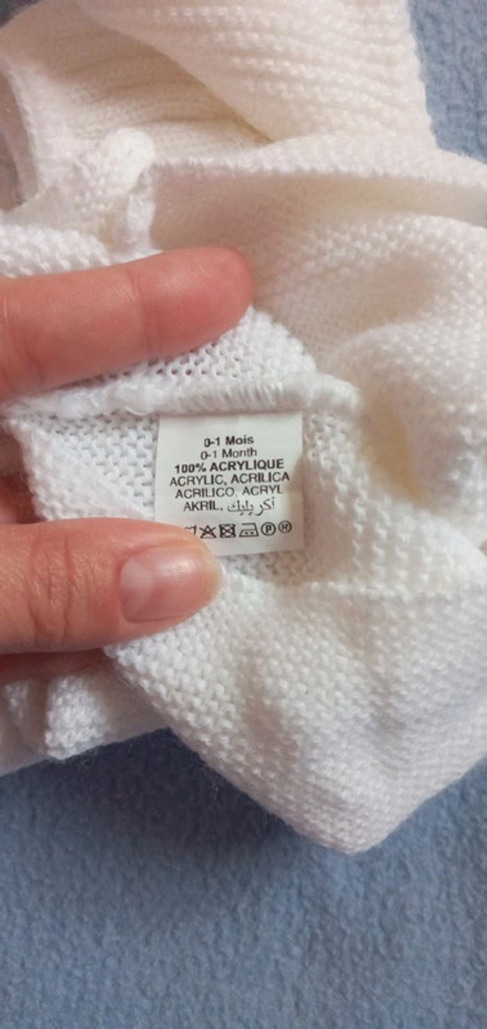 Gilet MLT taille 0/1 mois - photo numéro 4