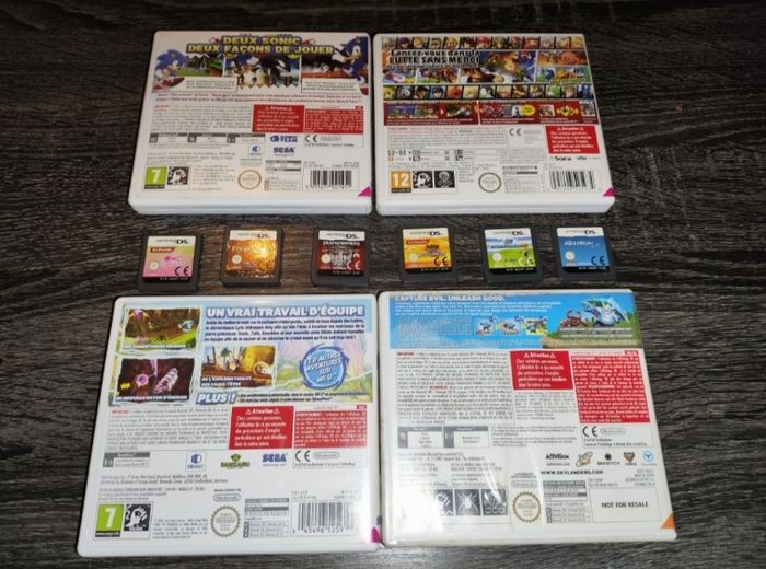 Lot 10 Jeux DS 3DS Nintendo - photo numéro 2