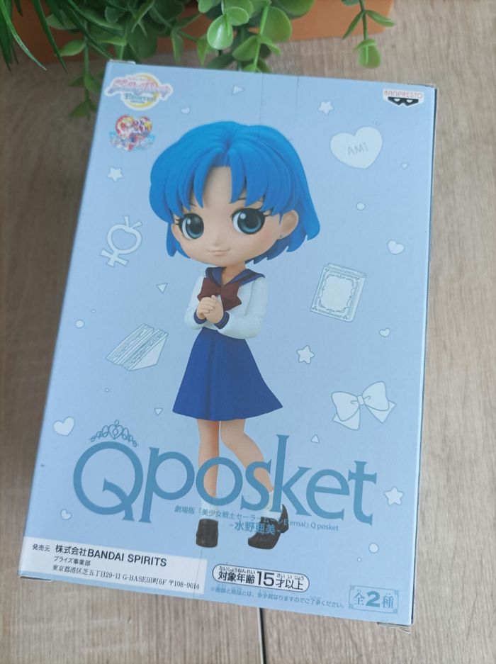 Figurine Ami Mizuno Mercury sailor moon banpresto qposket Bandai