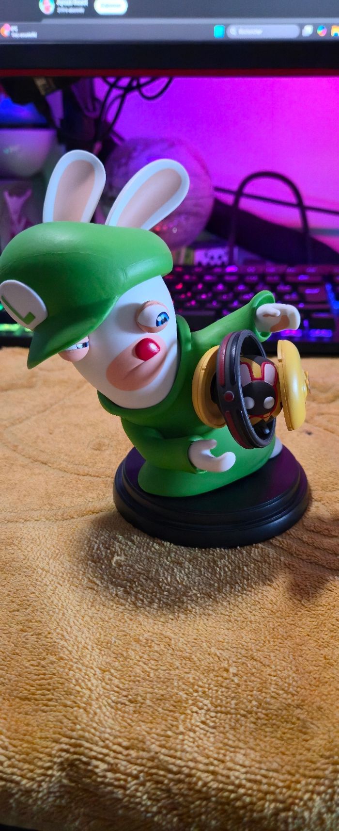 Figurine Luigi Lapin du Jeu Vidéo : Mario + Lapins Crétins Kingdom Battle - photo numéro 3