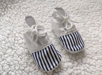 Chaussons marinière bébé
