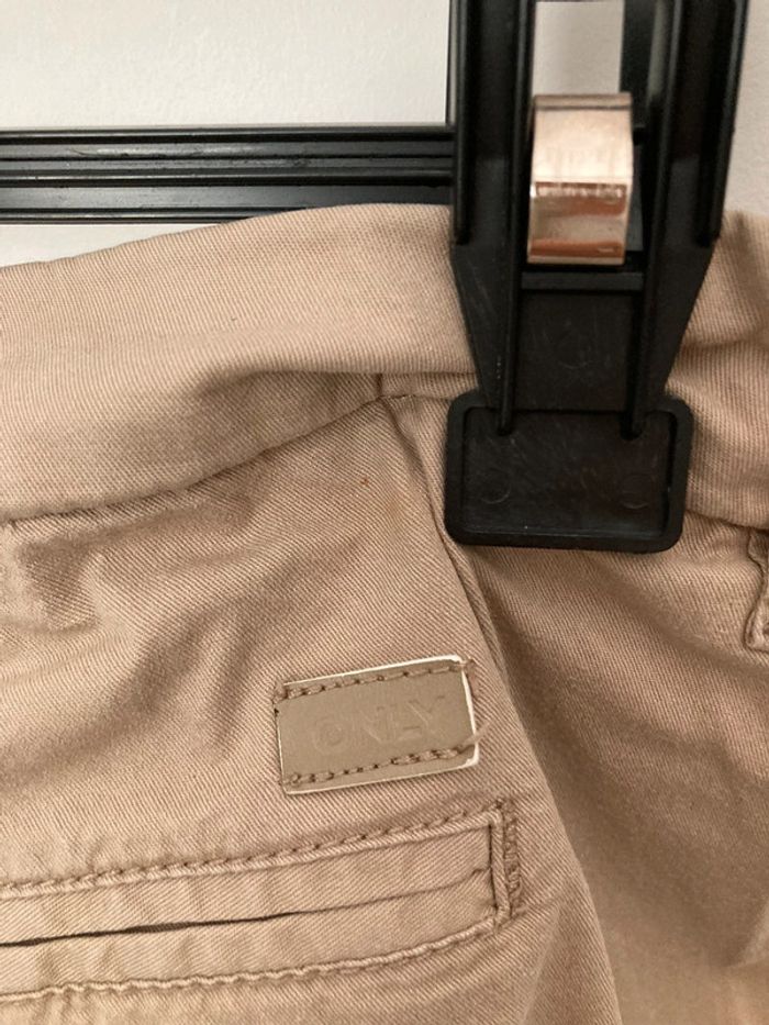 Pantalon chino marron beige Only taille 40 - photo numéro 6
