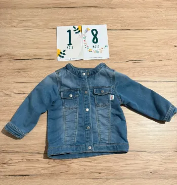 Veste en jean tape à l’œil 18 mois comme neuve