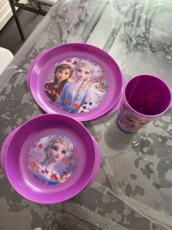 Assiette Reine des neiges