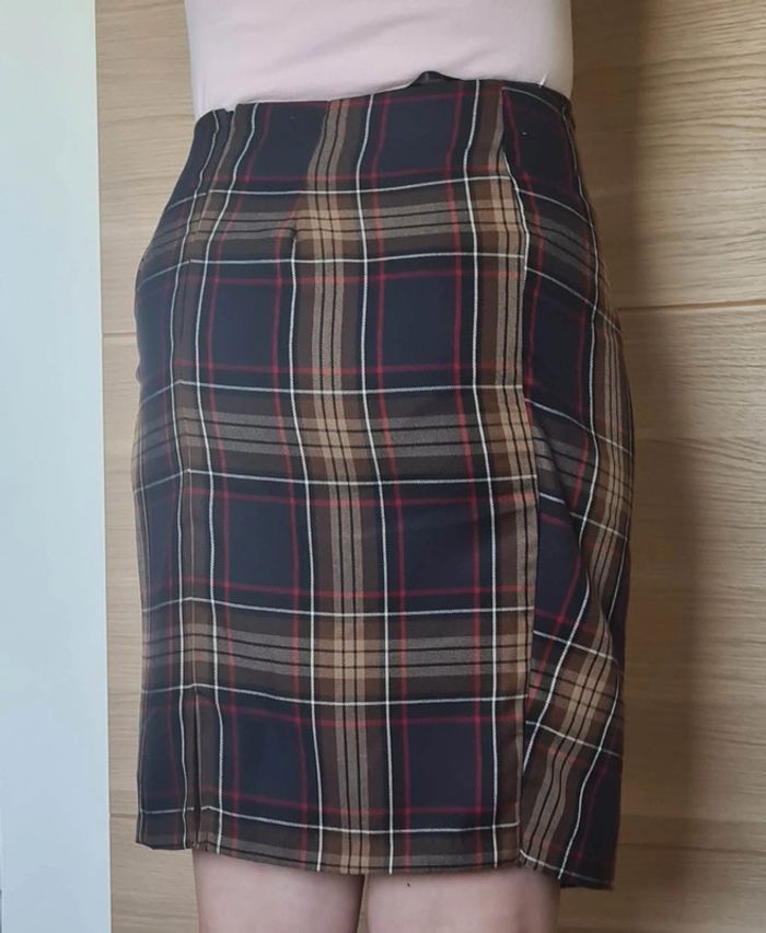 Jupe crayon carreaux - photo numéro 2