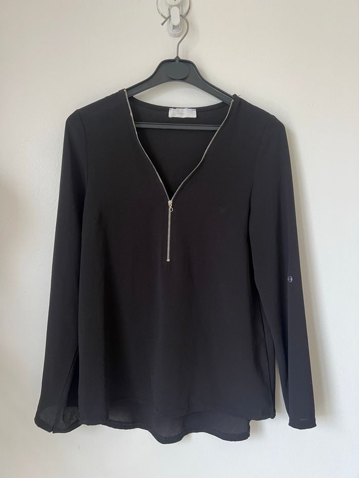 Haut manches longues noir Miss Glammy - photo numéro 3