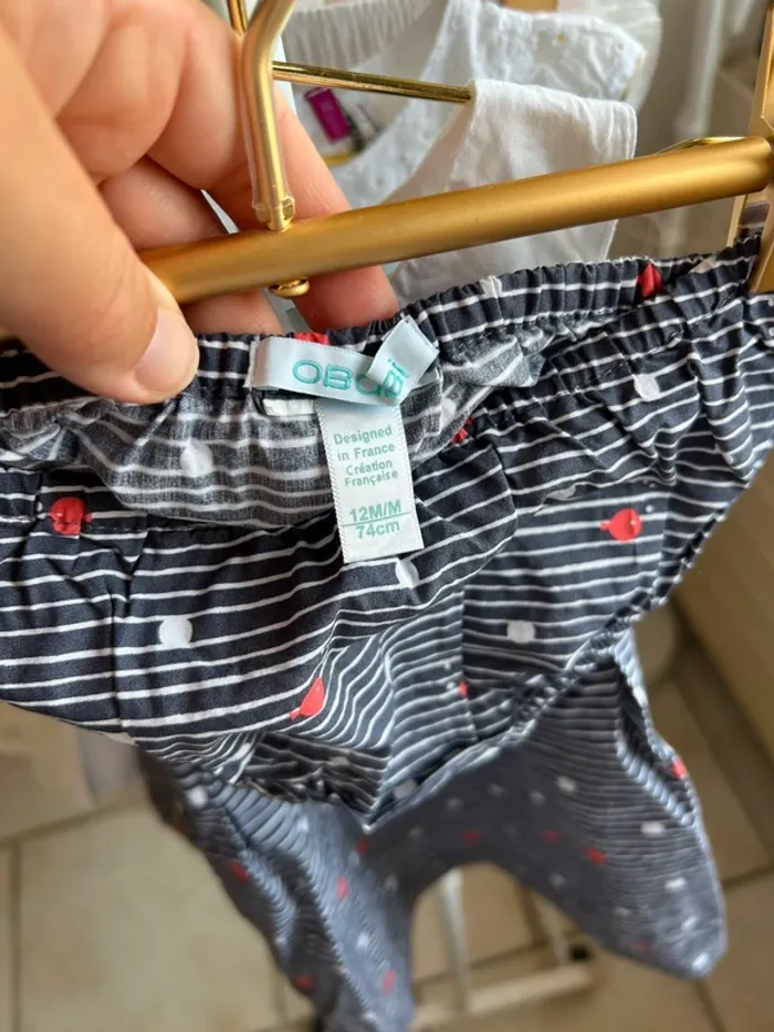 Jolie robe et son bloomer Orchestra taille 12 mois en parfait état - photo numéro 4