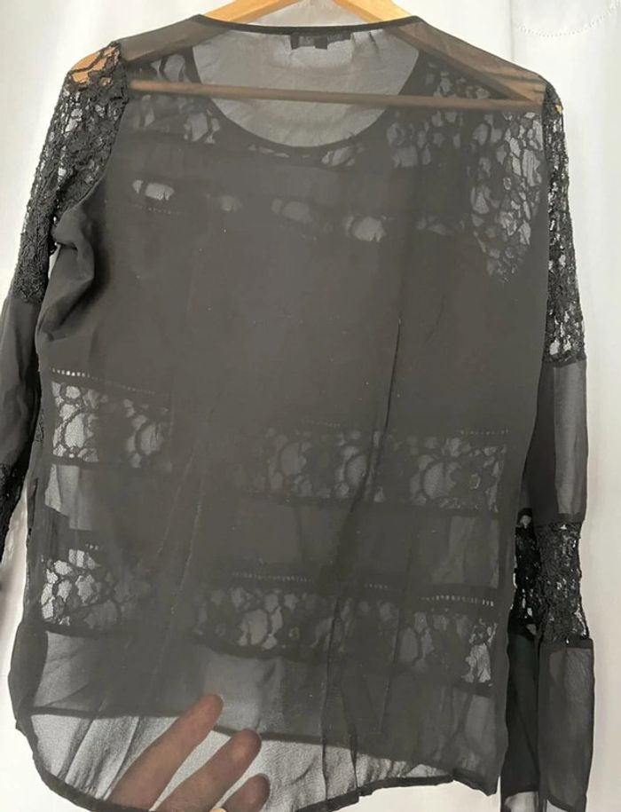haut transparent dentelle - photo numéro 4