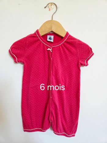 Pyjamashort 6m petit bateau 67cm