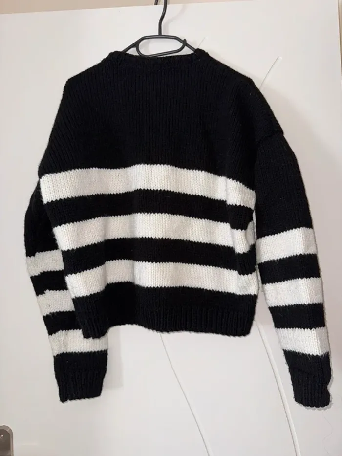 Pull marinière fait main - photo numéro 2