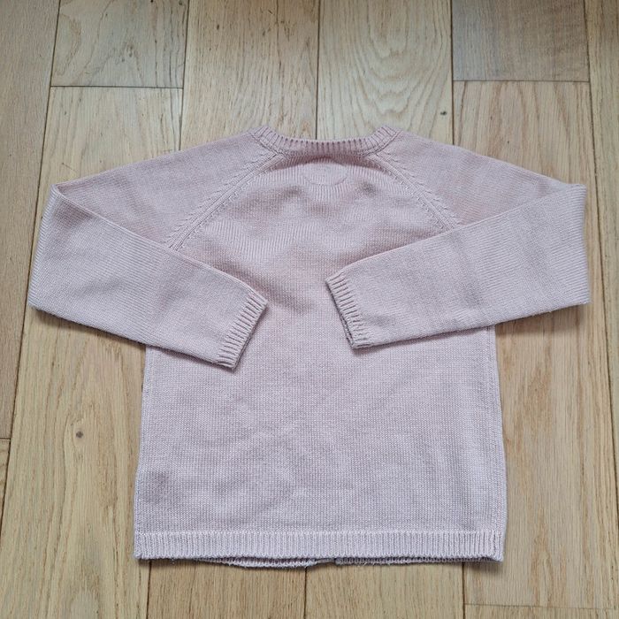 Gilet biche rose poudré Sergent Major 7 ans laine  alpaga - photo numéro 2