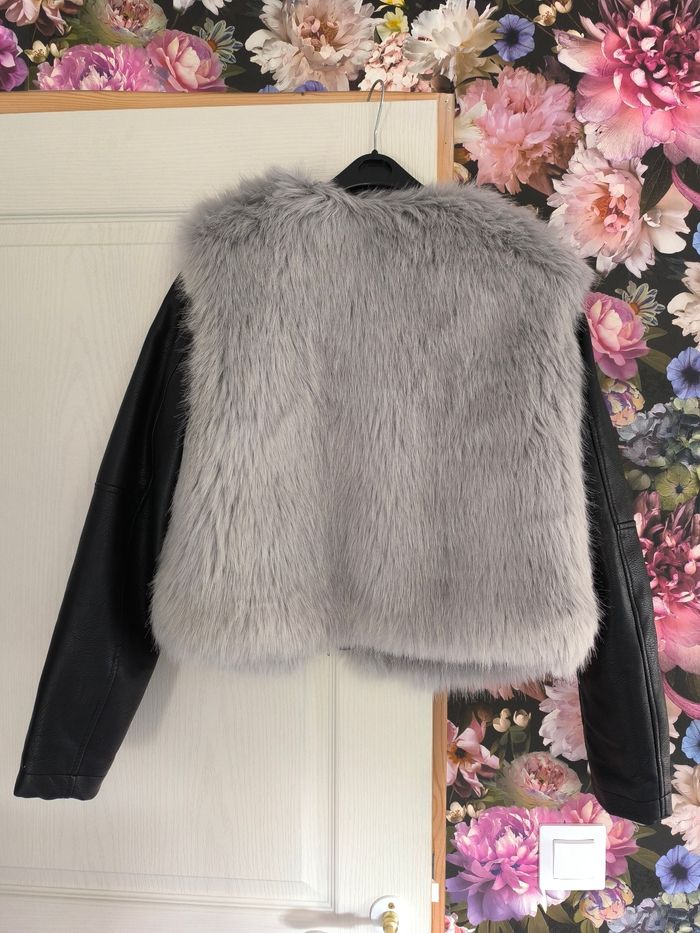 Veste simili et fourrure - photo numéro 2