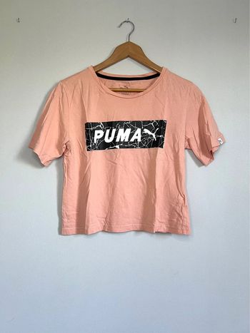 T-shirt de sport Puma rose corail
