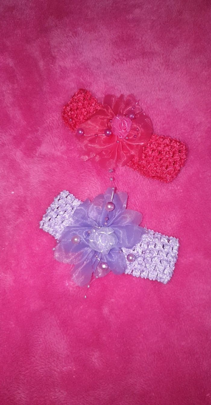 Casquette bandeaux bébé fille - photo numéro 2