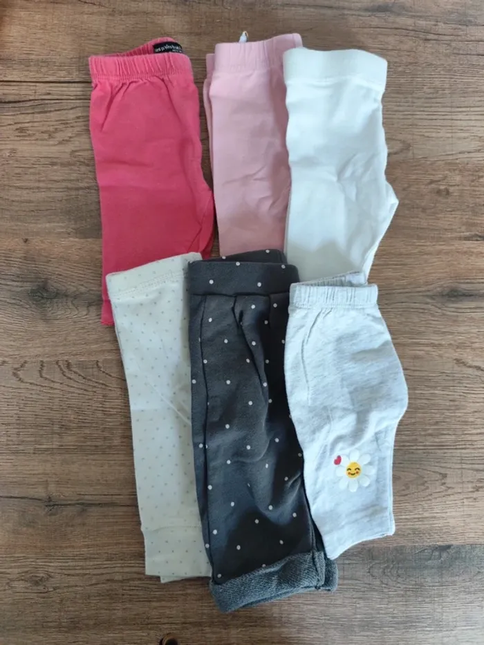 Lot de legging fille 3 mois