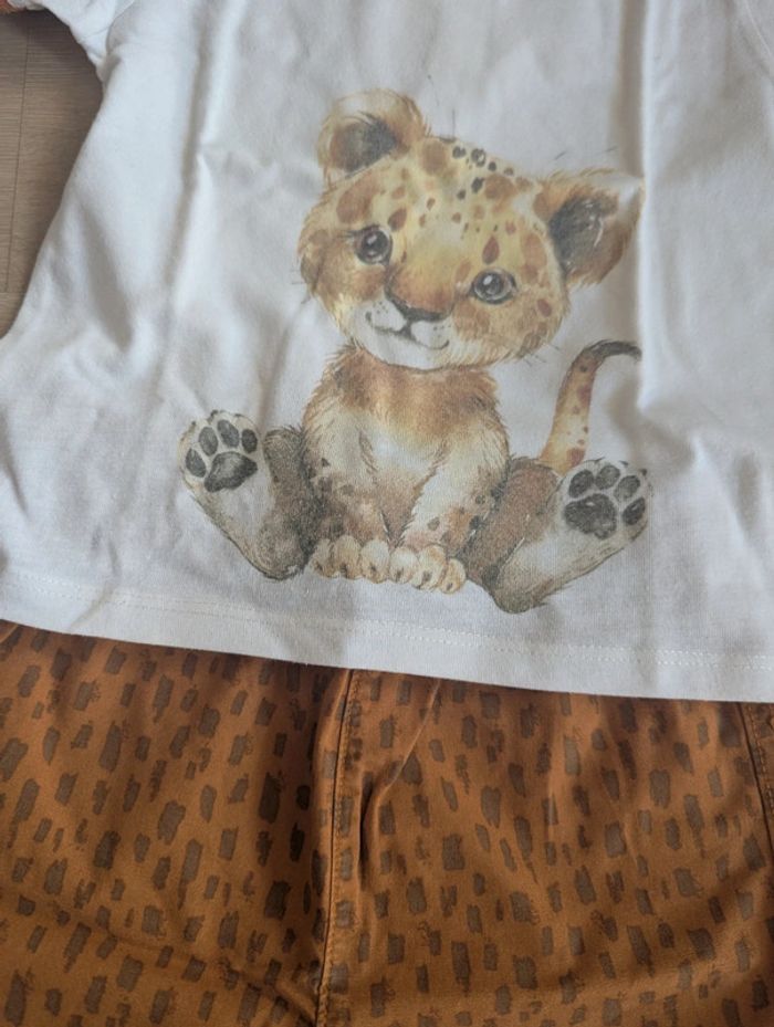 Ensemble t-shirt et short 2 ans 24 mois - photo numéro 2