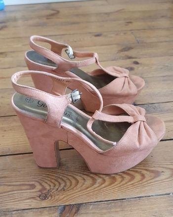 Escarpins roses daim your feet look gorgeous 37