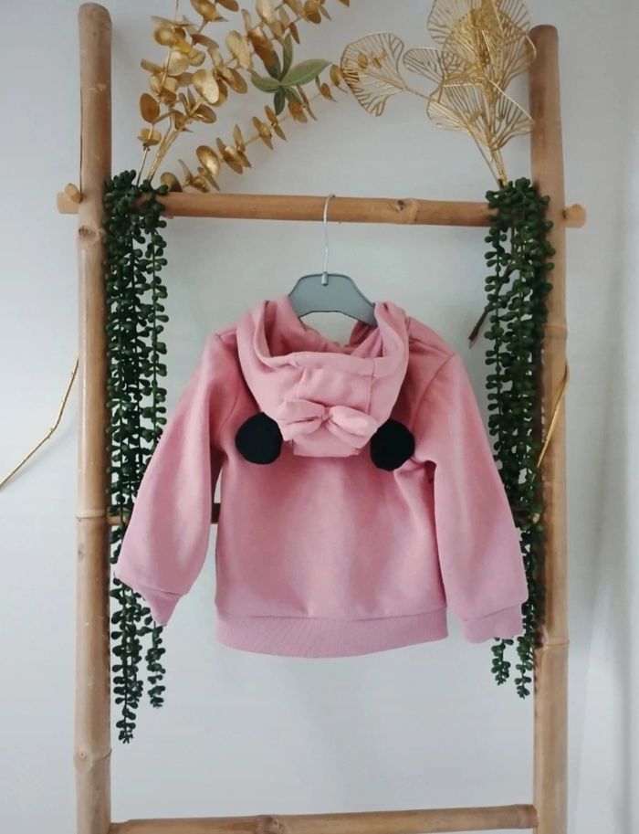Veste à capuche zippée Minnie Disney bébé fille - photo numéro 2