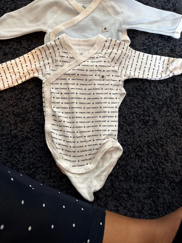 Body manches longues petit bateau bébé fille / garçon - photo numéro 2