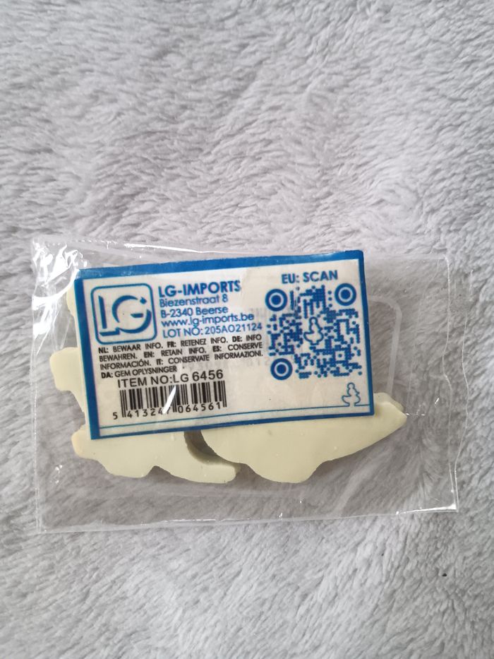 Lot de 2 gommes dinosaures trex et spinosaure - photo numéro 2