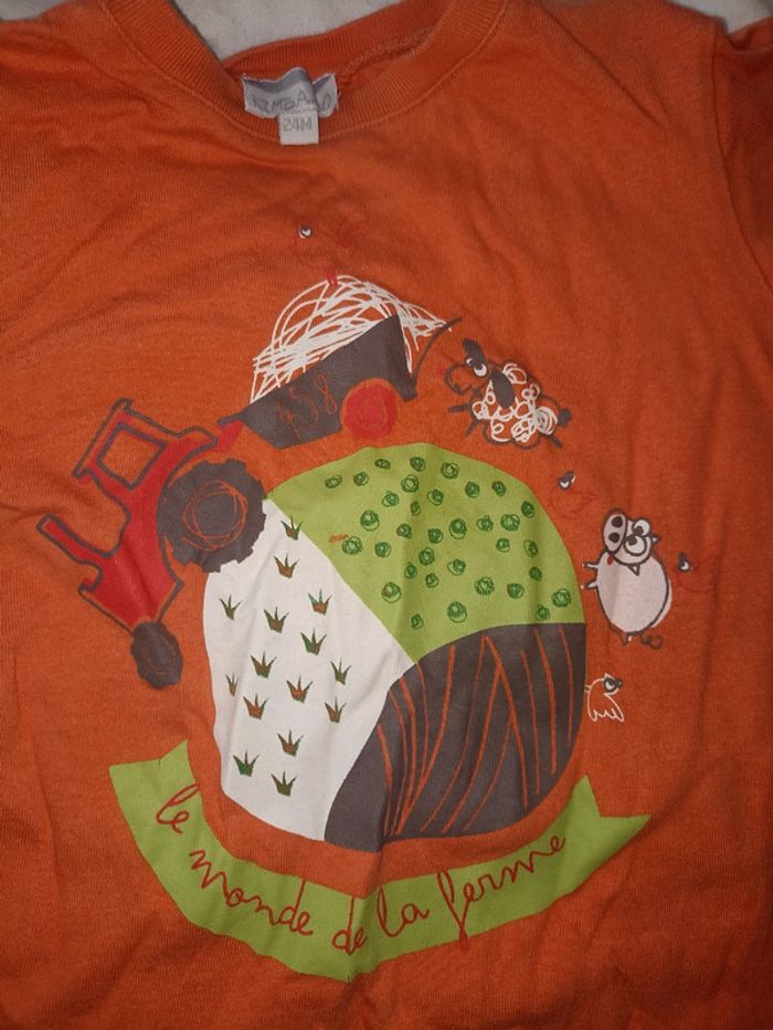 Lot 4 tee shirt 24 mois - photo numéro 3