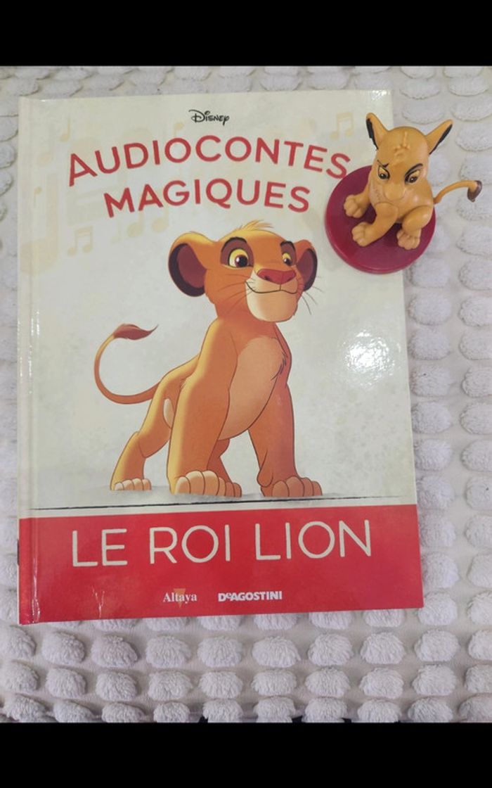 1er audioconte magique collection altaya deagostini livre et figurine disney audio conte