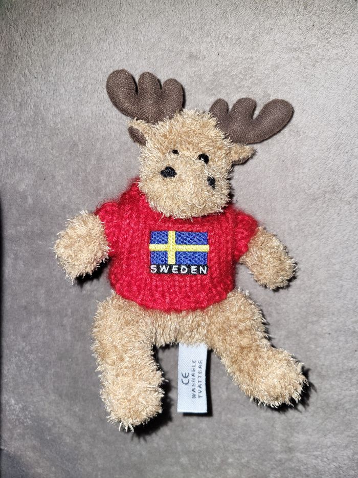 Peluche Renne Suède - photo numéro 1