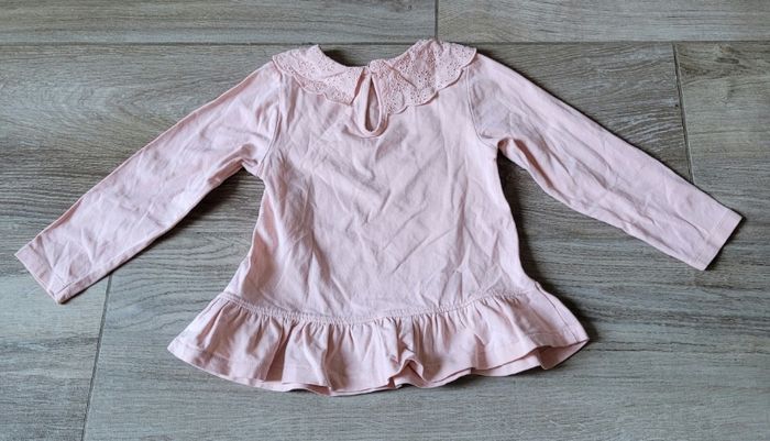 Ensemble t-shirt manches longues col Claudine et jeans taille 36 mois - photo numéro 3