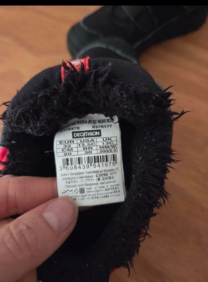 Chaussures fourrées après ski noir 32 - photo numéro 4