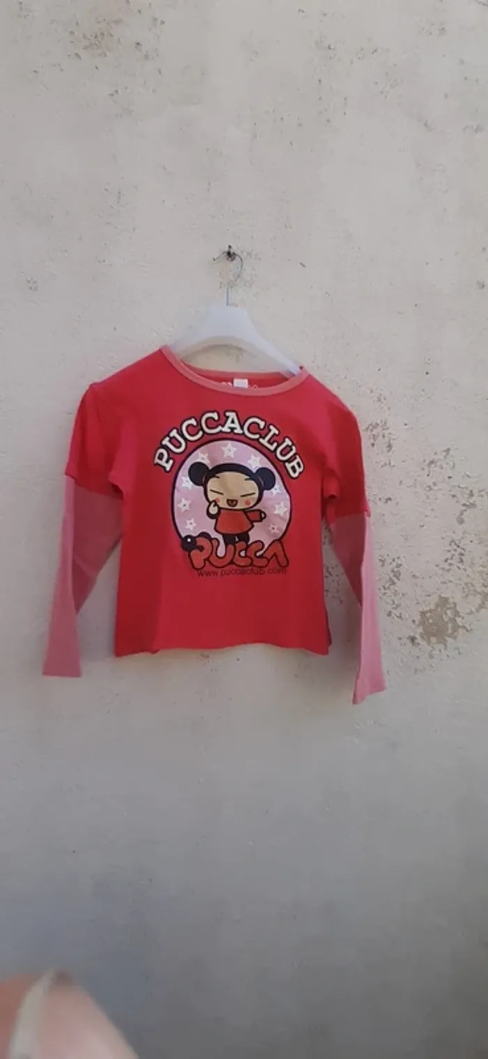 Haut de pyjama ou Tee-shirt manches longues Pucca