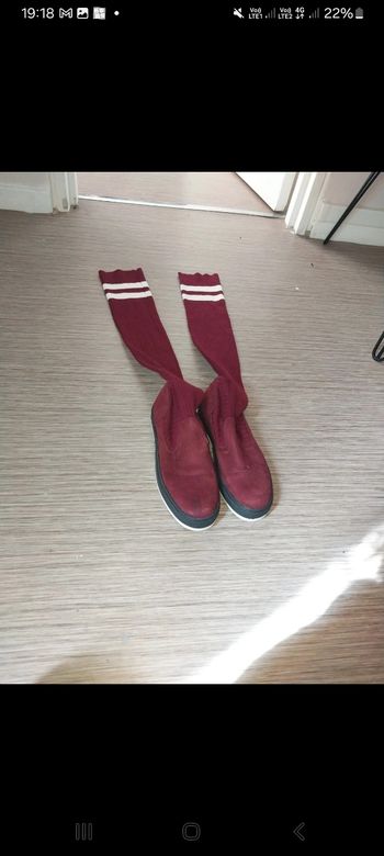 Bottes bordeaux T 40.5