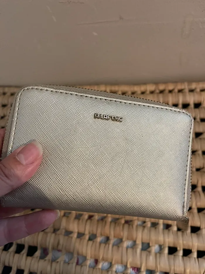 Petit portefeuille zippe beige doré - Parfois - photo numéro 2