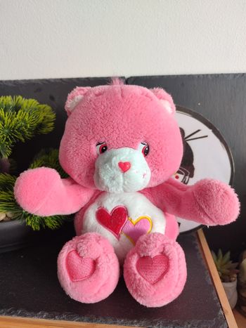 plush care bears Bisounours love-a-lot groscheri articulé g3 Peluche 2004 Heart