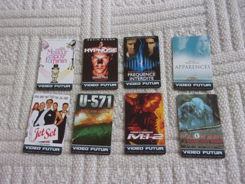 Lot de 8 cartes collector numérotées Vidéofutur NEUVES