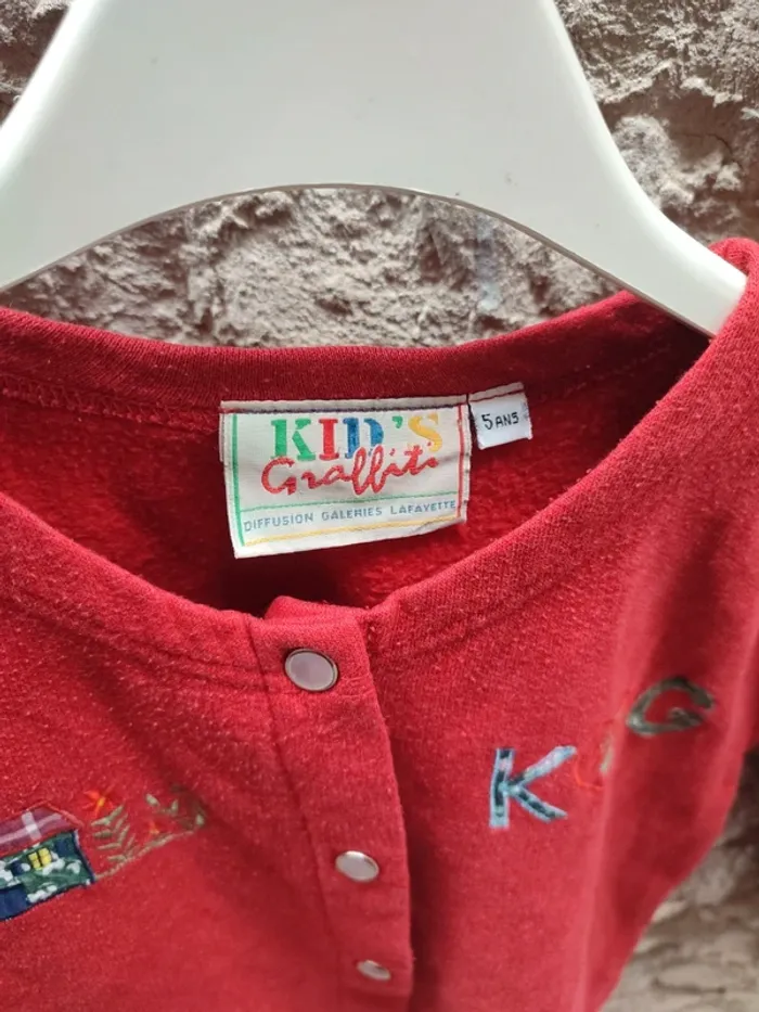 Veste légère style gilet 5 ans marque kid's graffiti - photo numéro 4