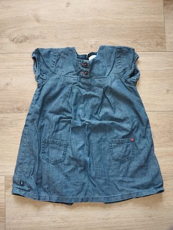 Robe en jean Obaïbi mi-saison automne printemps 18 mois