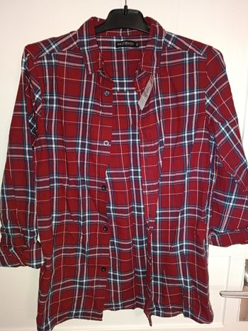 Chemise 12ans carreaux