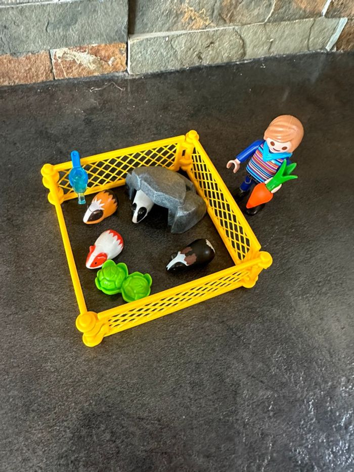 Playmobil  Enfant avec cochons d’Inde