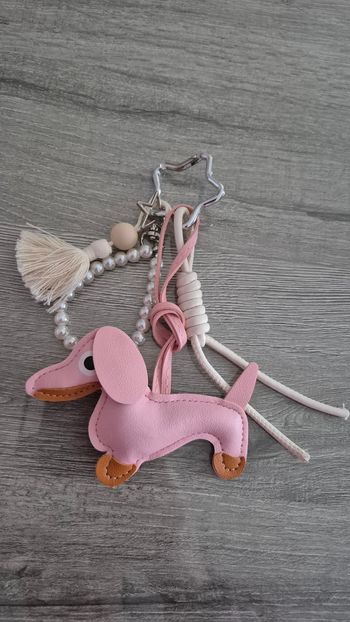 Porte-clé/bijou sac"Teckel"