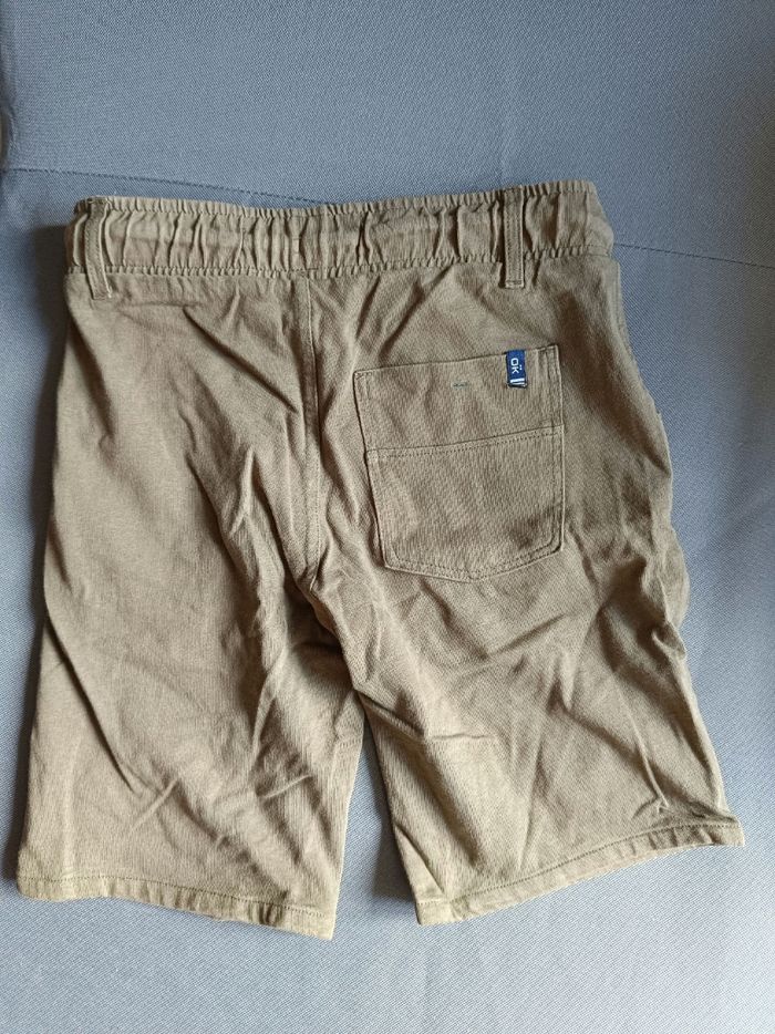 Short en coton kaki 🎮 Taille 10 ans - photo numéro 4