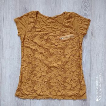 T-shirt ocre t36/38