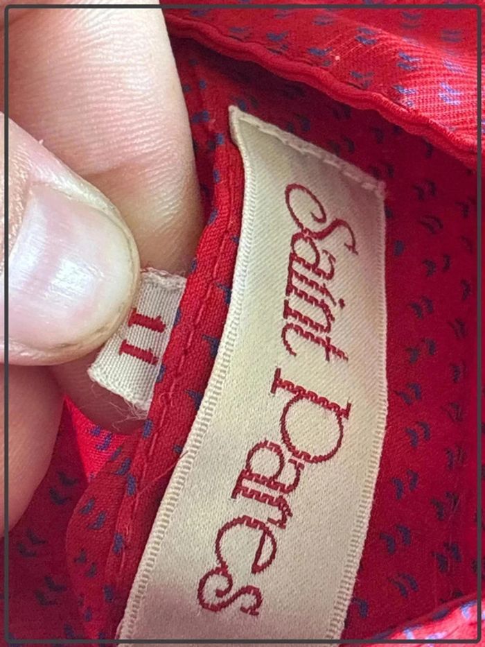 Chemise taille 44 marque saint pares * - photo numéro 3