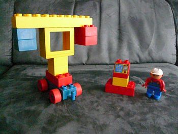 Lego Duplo – La grue et la station de contrôle